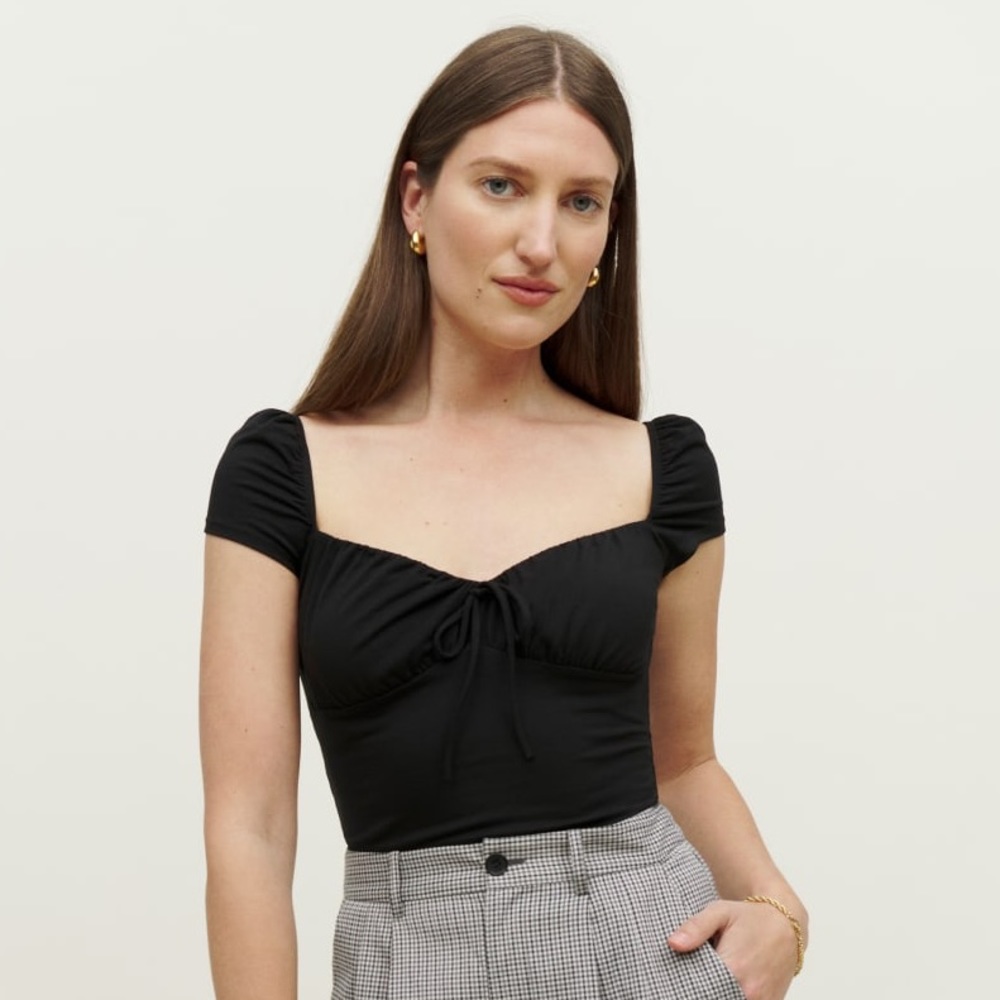 Reformation Lev Knit Top